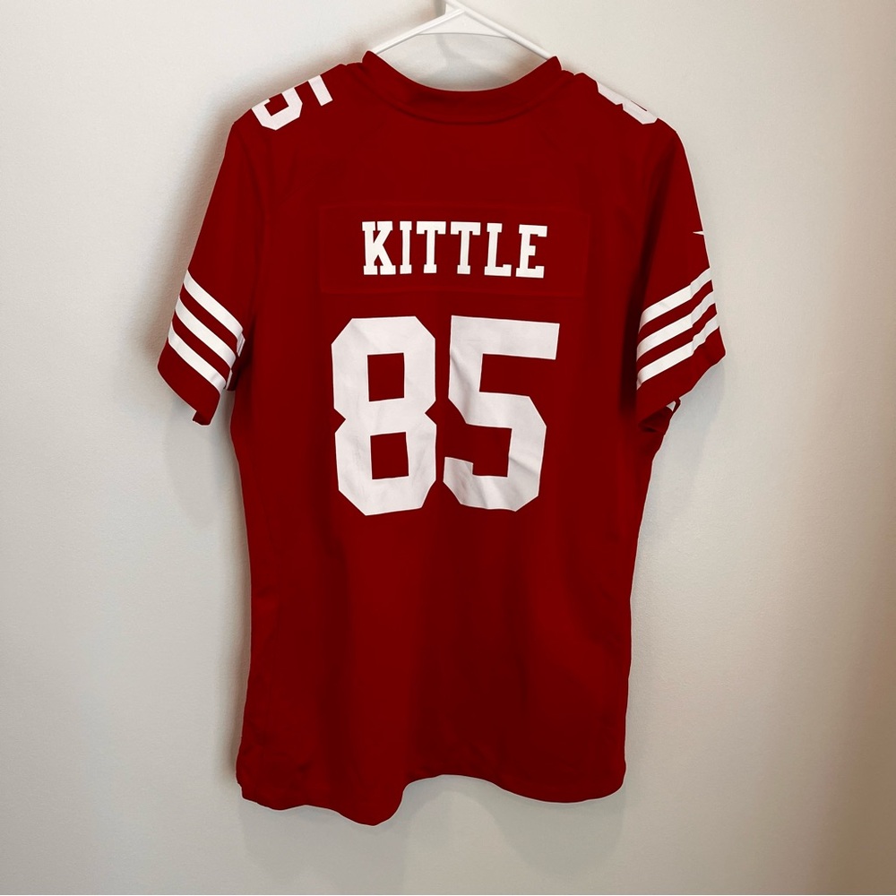 Nike 49ers George Kittle #85 On Field Authentic Jersey Mens XL Red Men's NFL - Picture 6 of 6